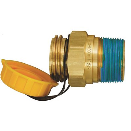 MEC 1-1/4 in. MNPT x 1-3/4 in. M Acme Double Check Fill Valve