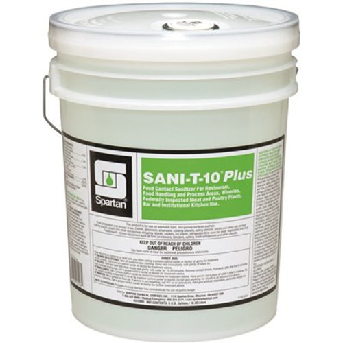 Spartan Chemical Co. Sani-T-10 Plus 5 Gallon Food Contact Sanitizer