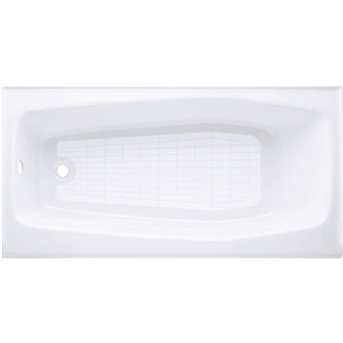 KOHLER Villager 60 in. Left-Hand Drain Rectangular Alcove Bathtub in White