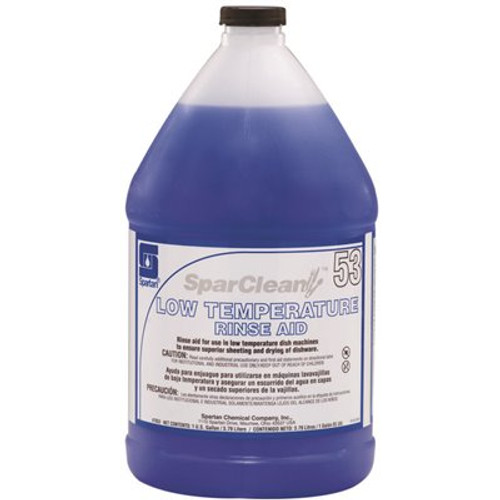 Spartan Chemical Co. SparClean 1 Gallon Low Temperature Rinse Aid (4 per Pack)