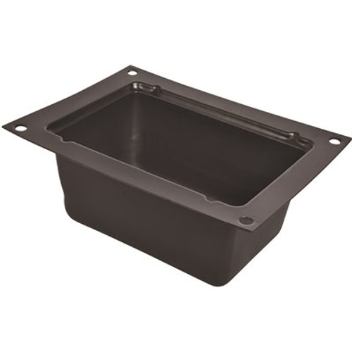 IPS Corporation Water-Tite 83300 Small Tub Box, High-Impact Injection-Molded Plastic, 12 by 8.125 by 6.5 Inches (W x H x D)