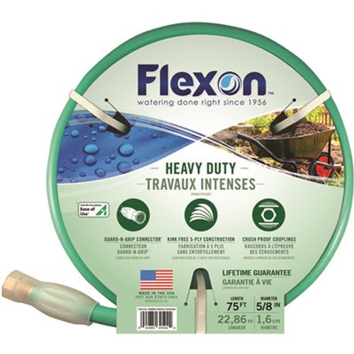 Flexon 5/8 in. x 75 ft. Forever-Flow Premium Garden Hose