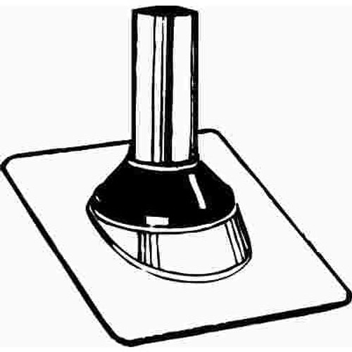 IPS Corporation 1-1/4 in. or 1-1/2 in. Roof Flashing Galvanized For Vent Pipe IPS Corporation 1-1/4 in. or 1-1/2 in. Roof Flashing Galvanized For Vent Pipe