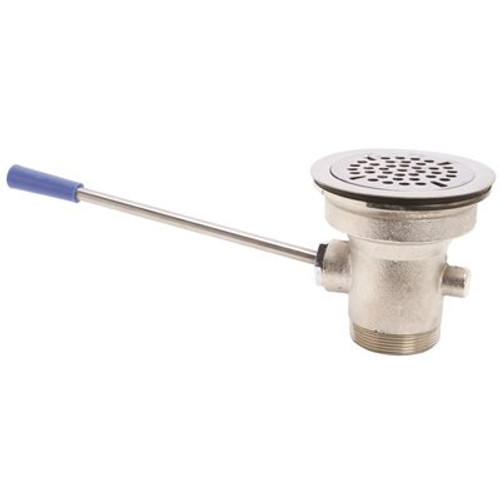 Premier Commercial 2 in. Strainer Lever Waste Drain Outlet