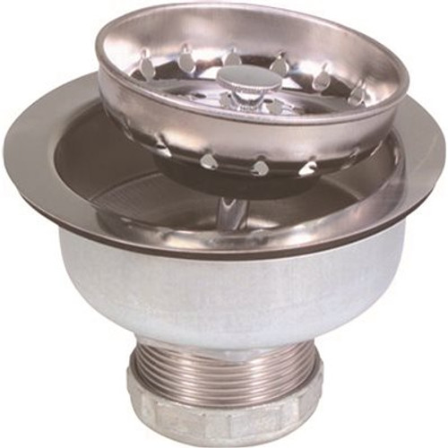 ProPlus Long Shank Sink Strainer in Stainless Steel