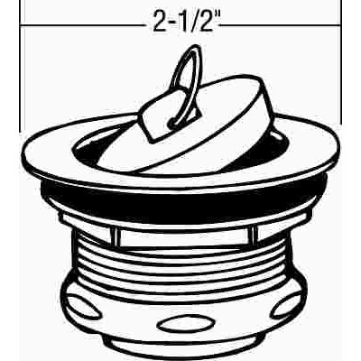 ProPlus Wash Tray Plug with Stopper Stainless Steel