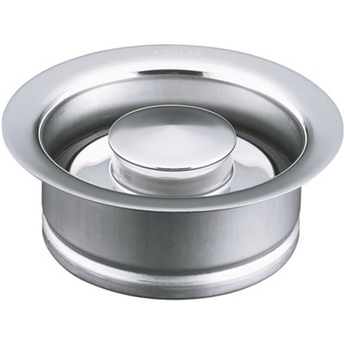 KOHLER Disposal 4.5 in. Flange with Stopper in Polished Chrome