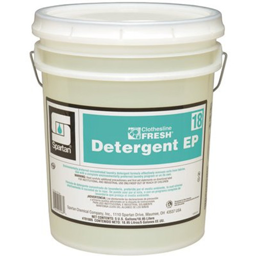 Spartan Chemical Co. Clothesline Fresh 5 Gallon Detergent EP