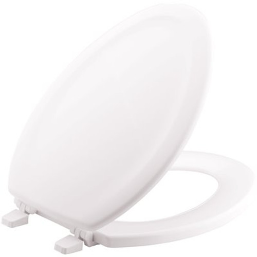 KOHLER Stonewood Elongated Closed Front Toilet Seat in White