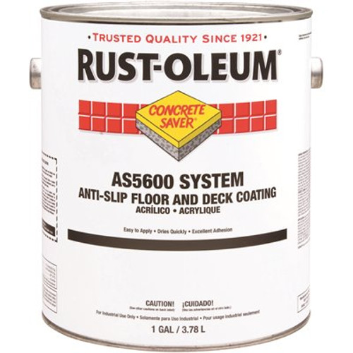 Rust-Oleum 1 gal. Flat Safety Yellow AS5600 Interior/Exterior Anti-Slip Floor Paint