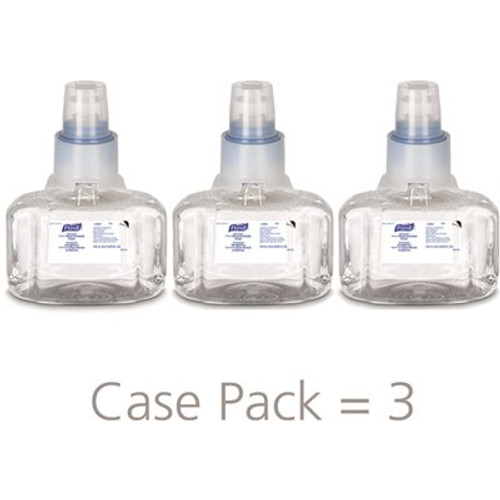 PURELL Advanced Hand Sanitizer Foam, Refreshing Fragrance, 700 mL Refill for LTX-7 Touch-Free Dispenser (3-Pack Per Case)