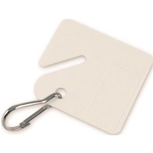 Lucky Line Products Slotted Key Tags, Numbered 121-140 (20 per Pack)