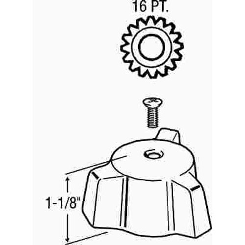 ProPlus Diverter Handle for Eljer, Chrome ProPlus Diverter Handle for Eljer, Chrome