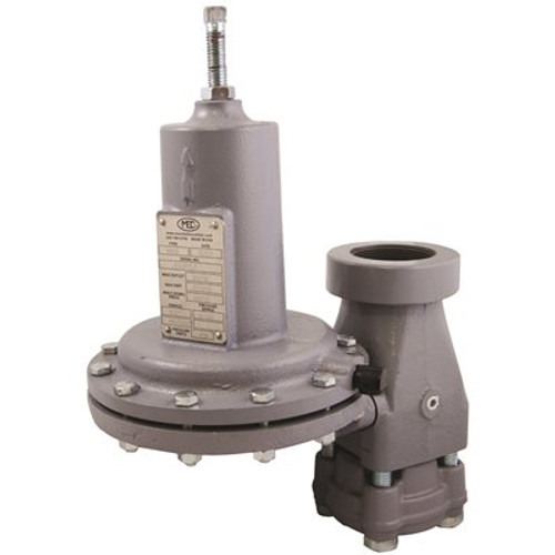 MARSHALL EXCELSIOR COMPANY MEC INDUSTRIAL HIGH PRESSURE REGULATOR WITH 1/2 IN. ORIFICE, 1 IN. FNPT INLET AND OUTLET, 8-20 PSI