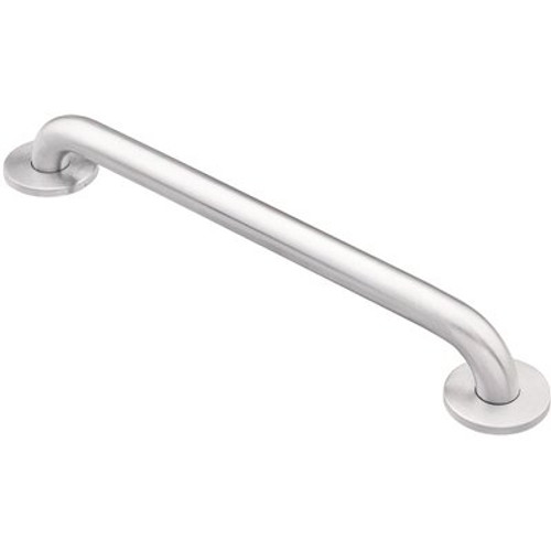 MOEN Home Care 12 in. x 1-1/4 in. Concealed Screw Grab Bar with SecureMount in Stainless Steel
