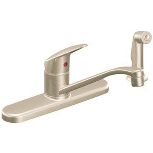 CLEVELAND FAUCET GROUP Single-Handle Standard Kitchen Faucet Lead Free in Stainless