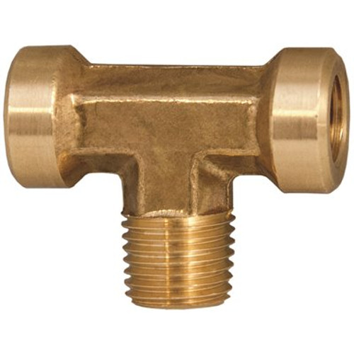MEC 1/4 in. Inverted Flare Tee Block, No Check Valve