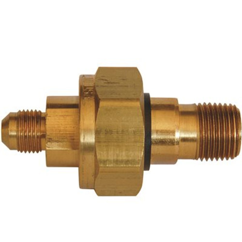 MEC Space-Saver Dielectric Union 1/2 in. MNPT x 1/2 in. Male Flare Brass