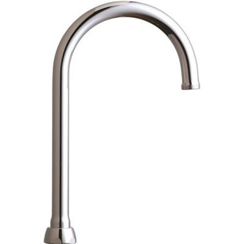 Chicago Faucets 5-1/4 in. Rigid/Swing Gooseneck Spout