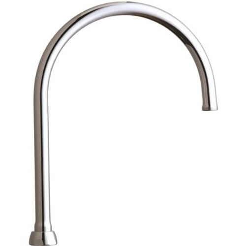 Chicago Faucets 8 in. Rigid/Swing Gooseneck Spout Chicago Faucets 8 in. Rigid/Swing Gooseneck Spout