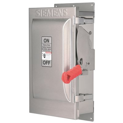 Siemens Heavy Duty 200 Amp 600-Volt 3-Pole Outdoor Fusible Safety Switch