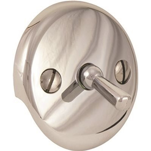 ProPlus Bath Drain with Trip Lever Face Plate in Brushed Nickel