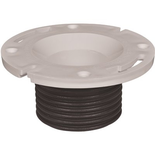 IPS Corporation Water-Tite 86193 Push 'N Repair PVC Closet Flange, Fits 4-Inch Pipe IPS Corporation Water-Tite 86193 Push 'N Repair PVC Closet Flange, Fits 4-Inch Pipe