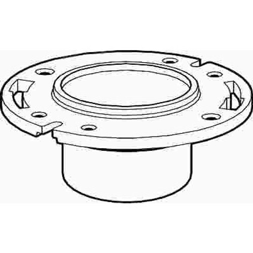 Water-Tite Techno Plastic Closet Flange for 3 in. or 4 in. PVC Pipe Water-Tite Techno Plastic Closet Flange for 3 in. or 4 in. PVC Pipe