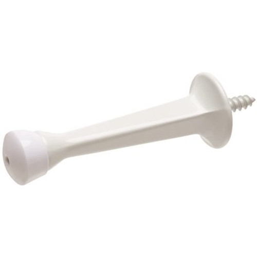 Everbilt 3 in. White Solid Door Stop
