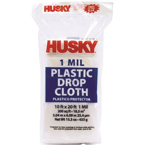 HUSKY 10 ft. x 20 ft. 1 mil Drop Cloth