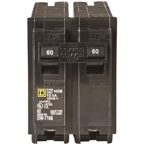 Square D Homeline 60 Amp 2-Pole Circuit Breaker(HOM260CP) Square D Homeline 60 Amp 2-Pole Circuit Breaker(HOM260CP)