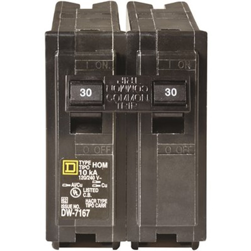 Square D Homeline 30 Amp 2-Pole Circuit Breaker(HOM230CP) Square D Homeline 30 Amp 2-Pole Circuit Breaker(HOM230CP)