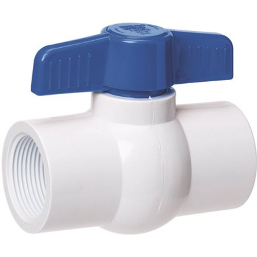Homewerks Worldwide 3/4 in. FIP x 3/4 in. FIP Schedule 40 PVC Ball Valve Homewerks Worldwide 3/4 in. FIP x 3/4 in. FIP Schedule 40 PVC Ball Valve