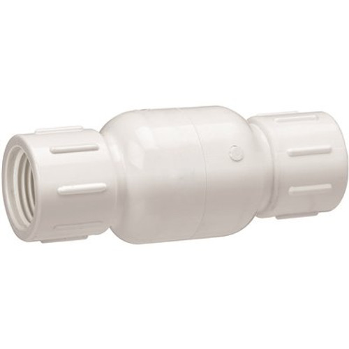 Homewerks Worldwide 3/4 in. FIP x 3/4 in. FIP Schedule 40 PVC Check Valve Homewerks Worldwide 3/4 in. FIP x 3/4 in. FIP Schedule 40 PVC Check Valve