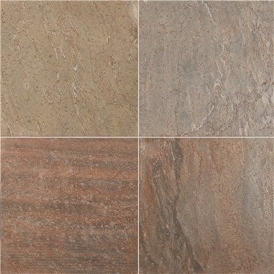 MSI Copper Fire 16 in. x 16 in. Honed Quartzite Floor and Wall Tile (8.9 sq. ft. / case)