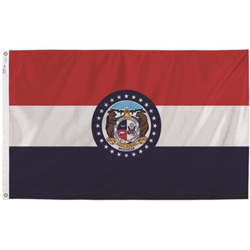 Valley Forge Flag 3 ft. x 5 ft. Nylon Missouri State Flag