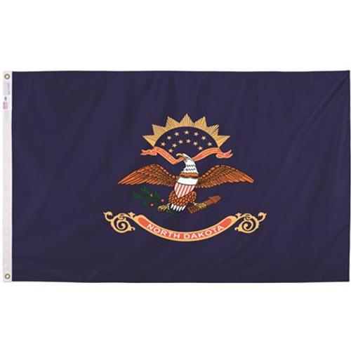 Valley Forge Flag 3 ft. x 5 ft. Nylon North Dakota State Flag