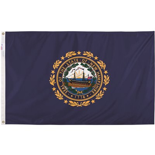 Valley Forge Flag 3 ft. x 5 ft. Nylon New Hampshire State Flag