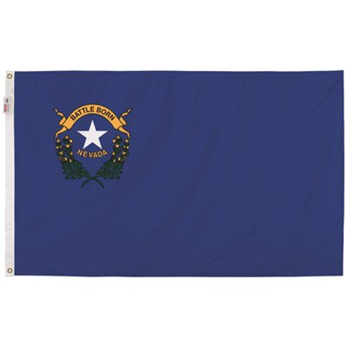 Valley Forge Flag 3 ft. x 5 ft. Nylon Nevada State Flag