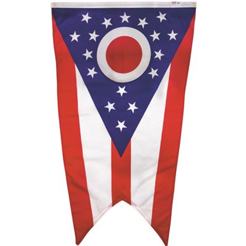 Valley Forge Flag 3 ft. x 5 ft. Nylon Ohio State Flag