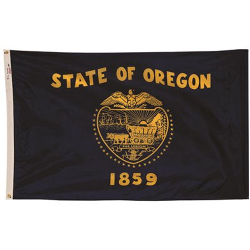 Valley Forge Flag 3 ft. x 5 ft. Nylon Oregon State Flag