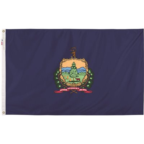 Valley Forge Flag 3 ft. x 5 ft. Nylon Vermont State Flag