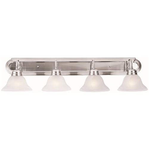 Design House Millbridge 4-Light Satin Nickel Vanity Light