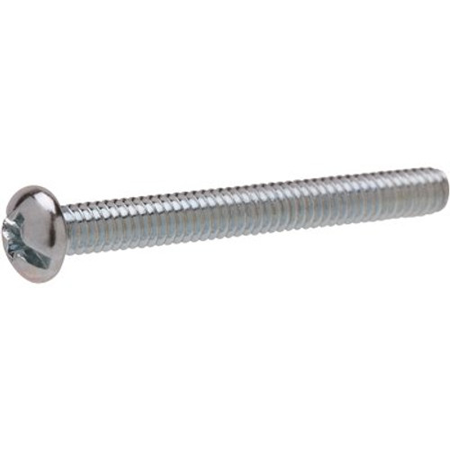 Everbilt 1/4 in.-20 x 1/2 in. Phillips-Slotted Round-Head Machine Screws (5-Pack)