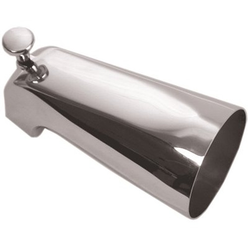 DANCO 5 in. Bathroom Tub Spout with Front Diverter, Chrome