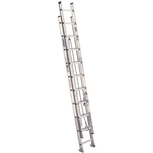 Werner 20 ft. Aluminum Extension Ladder with 300 lbs. Load Capacity Type IA Duty Rating
