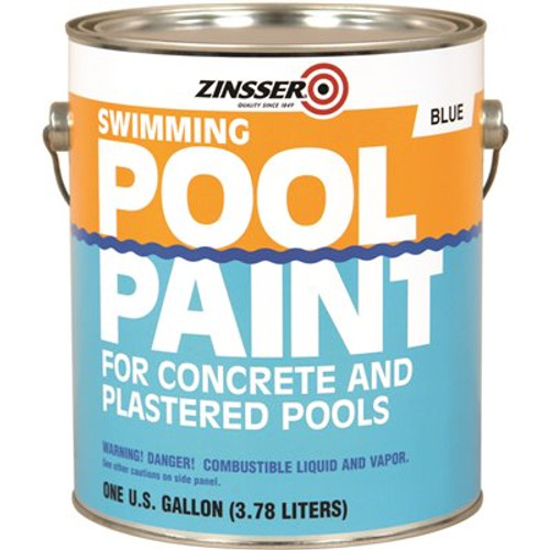 Zinsser 1 gal. Flat Oil-Based Blue Swimming Pool Paint