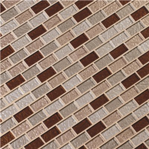 MSI Ayres Blend 11.75 in. x 13.13 in. Glossy Glass Patterned Look Wall Tile (9.8 sq. ft./Case)