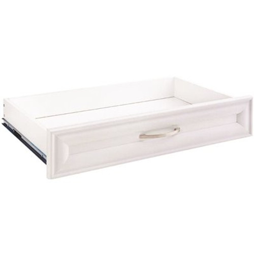 ClosetMaid 5 in. H x 23.5 in. W White Wood Drawer