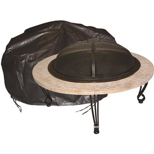 Fire Sense Outdoor Round Patio Fire Pit Vinyl Cover